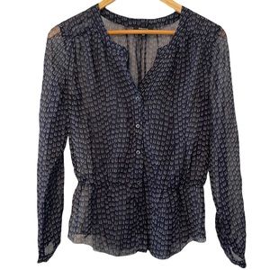 Babaton Sheer Silk Blouse